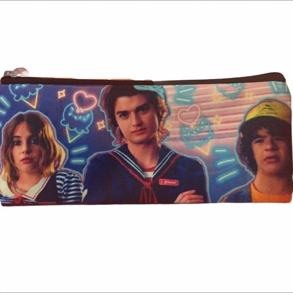 Stranger Things‎ Pencil Case Pouch Bag Pouch Cosmetic Bag Zippered Pouch